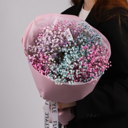 gipsofila raduzhnaya buket 3